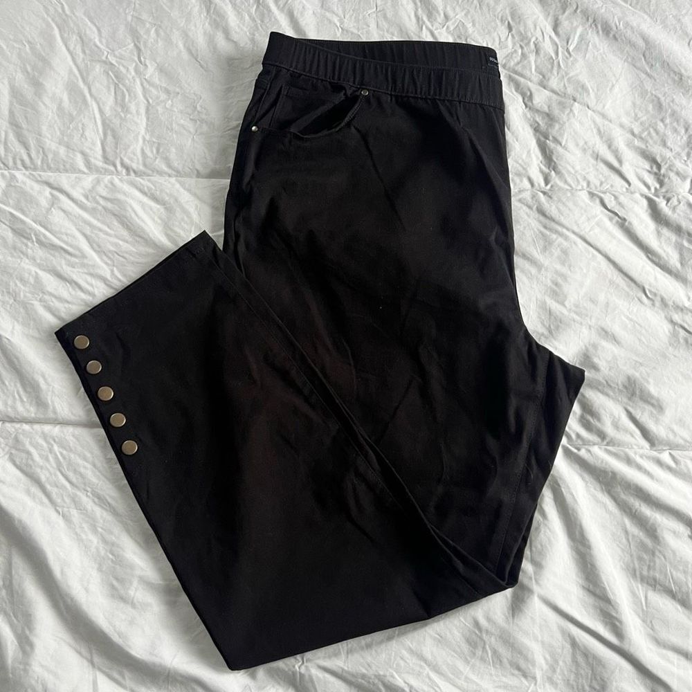 Susan graver black pants 24w